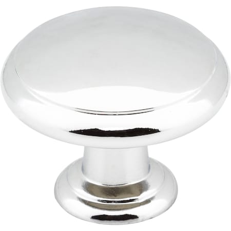 Elements 1-3/16" Diameter Polished Chrome Gatsby Cabinet Mushroom Knob 3940-PC